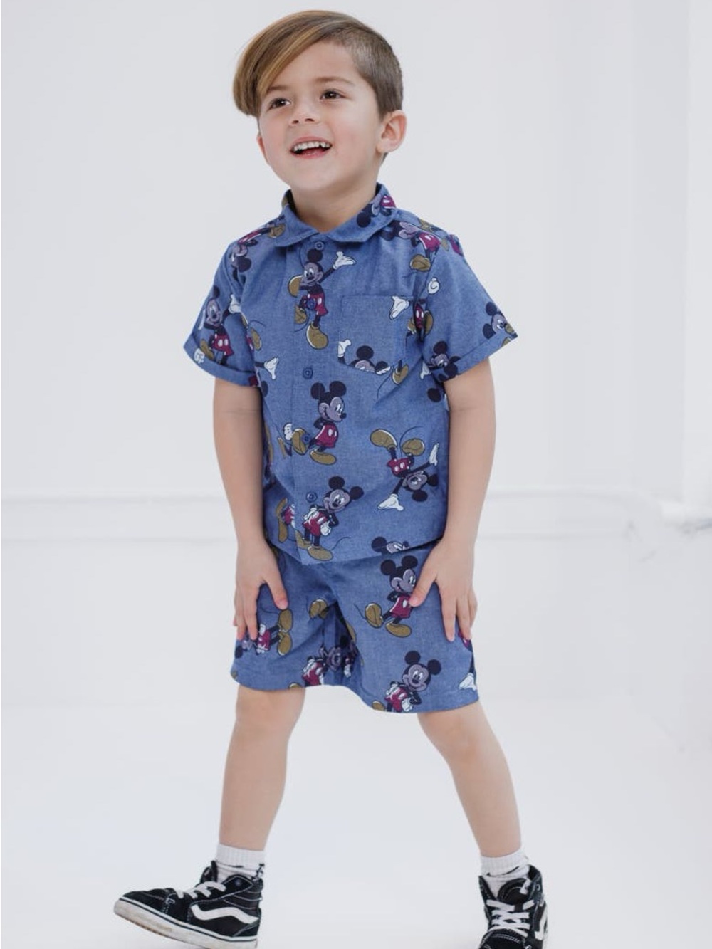 Disney Blue Mickey Mouse Matching Set